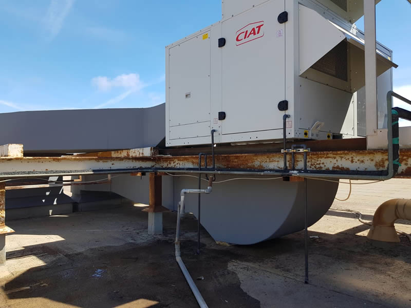 Sustitución de equipos y red de distribución de aire en Fuerteventura